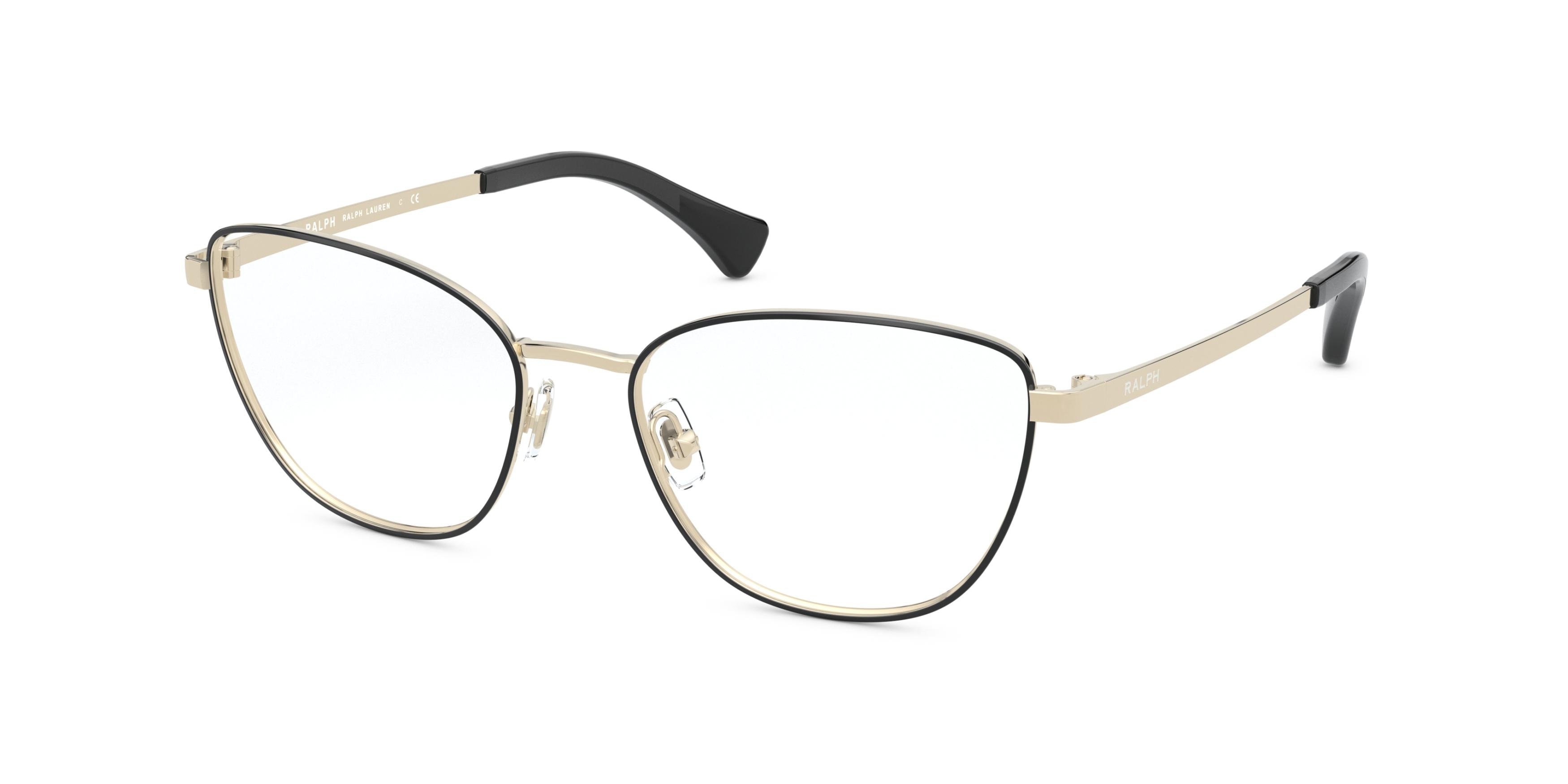 Ralph Lauren Damen RA6046 9391 Optische Fassungen Metall Gold Transparent Cat Eye Normal-image